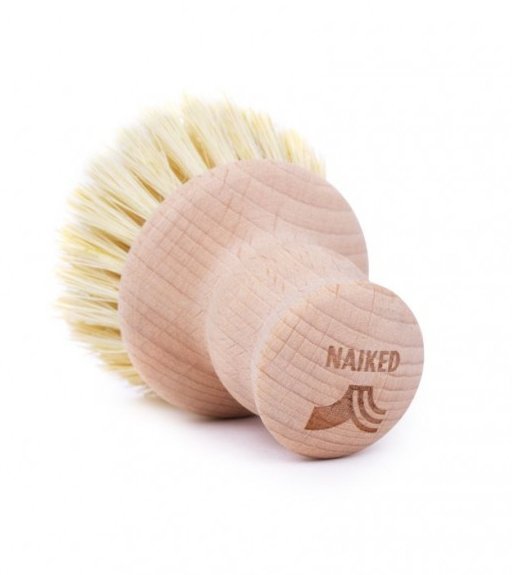 Dishwashing Brush, Agave Bristles, NAKED