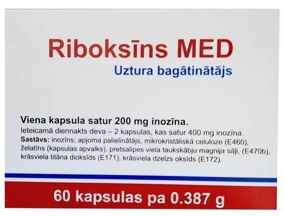Riboksin (Riboxin), Medpro Nutraceuticals, 60 kapsułek