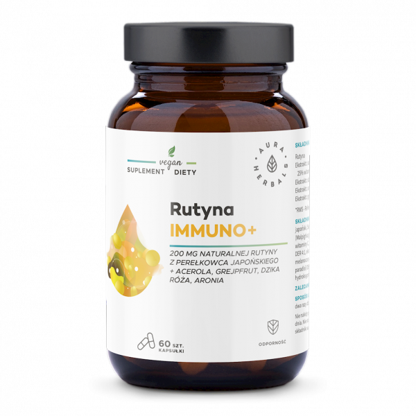Rutyna Immuno+, Aura Herbals, 60 kapsułek