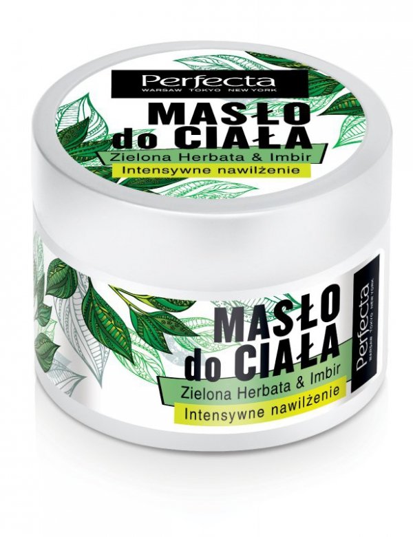 Perfecta Spa Masło do ciała Zielona Herbata & Imbir - intensywne nawilżenie  225g