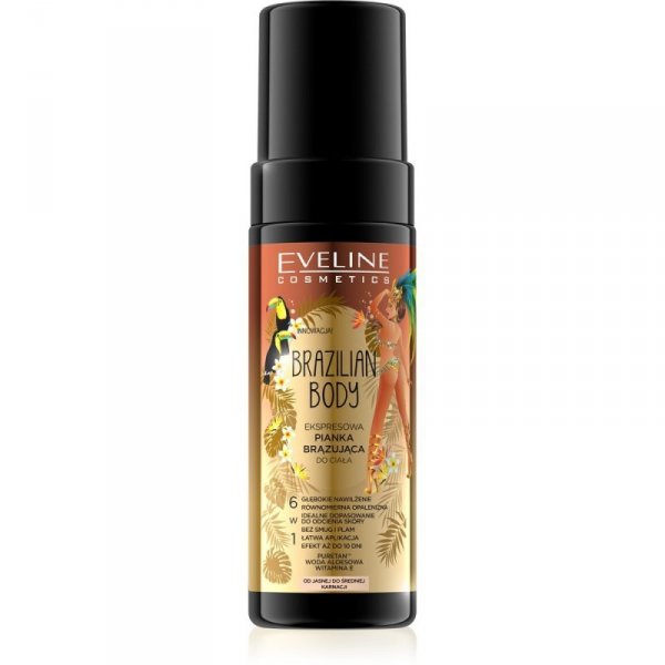 EVELINE Brazilian Body Ekspresowa Pianka brązująca do ciała 6w1 150 ml