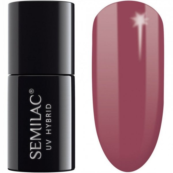 SEMILAC Lakier hybrydowy 005 Berry Nude 7 ml