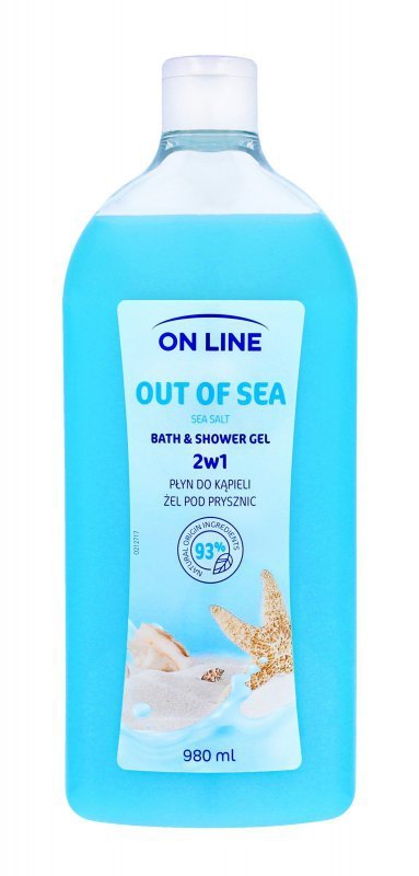 On Line Żel i Płyn do kąpieli 2w1 Out of Sea 980ml
