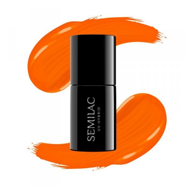SEMILAC Lakier hybrydowy 566 Neon Orange 7 ml