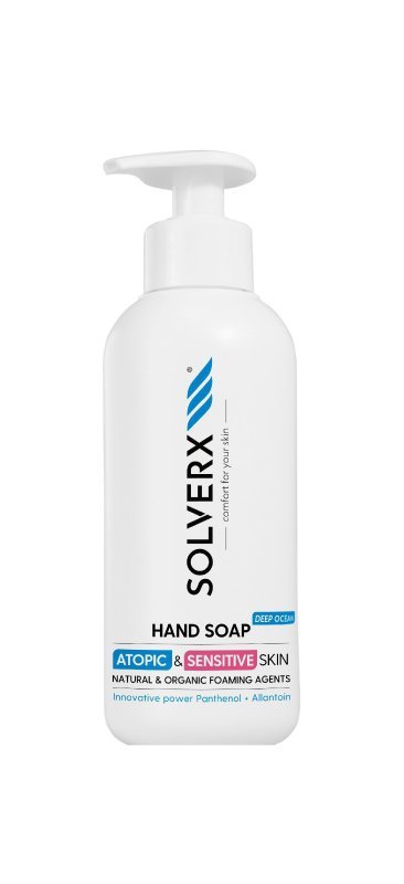 SOLVERX Atopic &amp; Sensitive Skin Mydło do rąk w płynie Deep Ocean do skóry wrażliwej  250ml