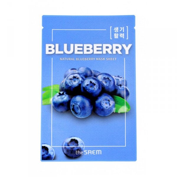 THE SAEM Natural Mask Sheet Maska na tkaninie Blueberry