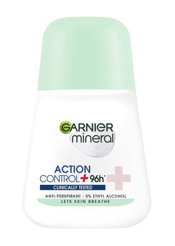GARNIER Mineral Dezodorant roll-on Action Control + Clinically Tested 96h  50 ml