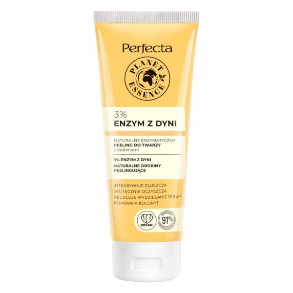 Perfecta Planet Essence Naturalny Enzymatyczny Peeling do twarzy z drobinami - 3% Enzym z Dyni 75ml