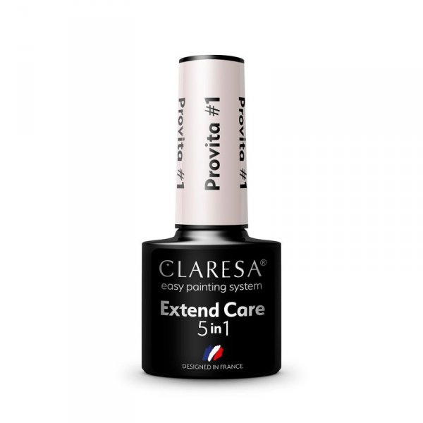 CLARESA Baza pod lakier hybrydowy Extend Care 5in1 Provita - 1  5g