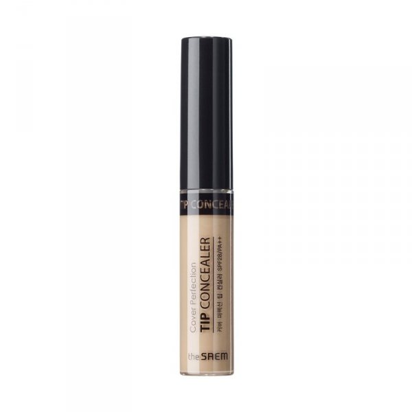 THE SAEM Cover Perfection Tip Concealer Korektor do twarzy 01 Clear Beige