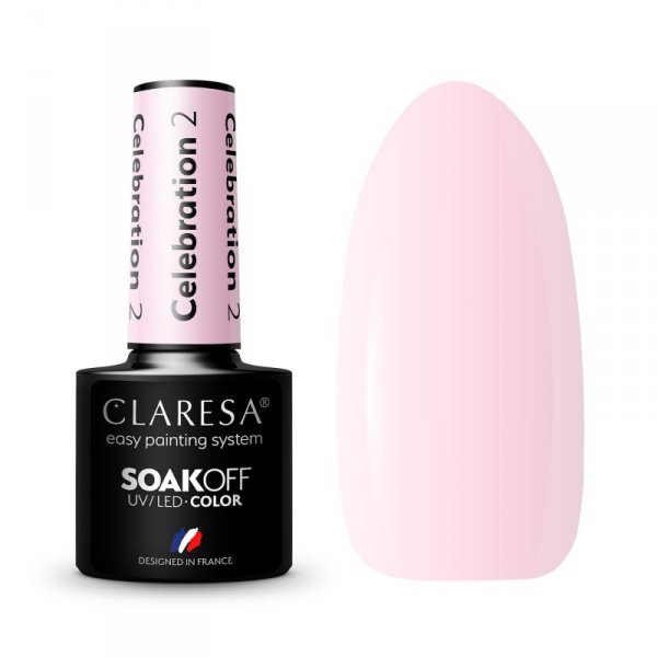CLARESA Lakier Hybrydowy Celebration nr 2  5g