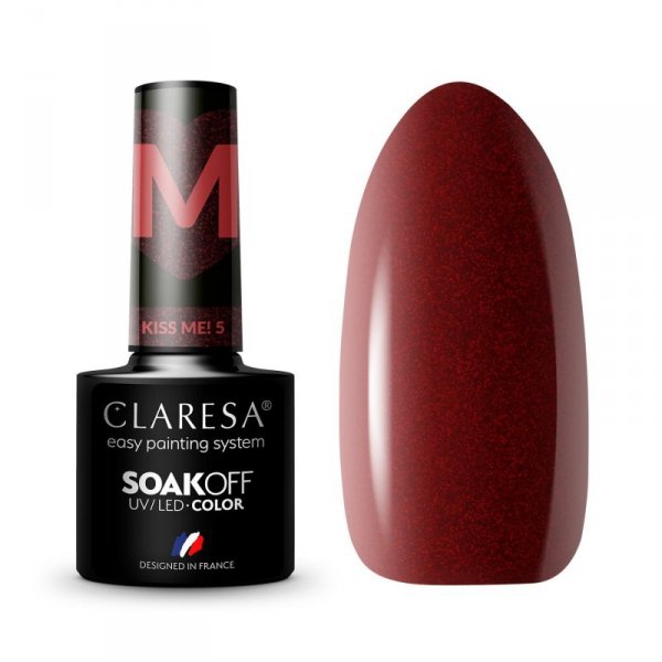 CLARESA Lakier hybrydowy Kiss Me! nr 5  5g