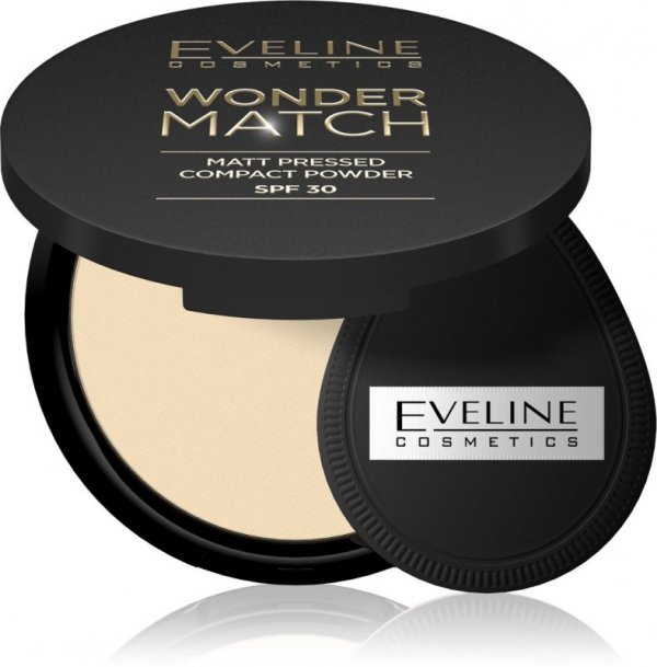 EVELINE Wonder Match Matujący Puder prasowany SPF30 nr 01  8 g