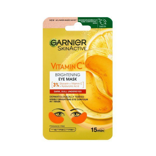 GARNIER Skin Active Rozświetlające Płatki pod oczy - 3% Vitamin C  5 g