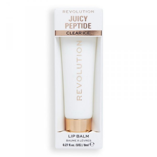 REVOLUTION Juicy Peptide Balsam-błyszczyk do ust Clear Ice 8 ml