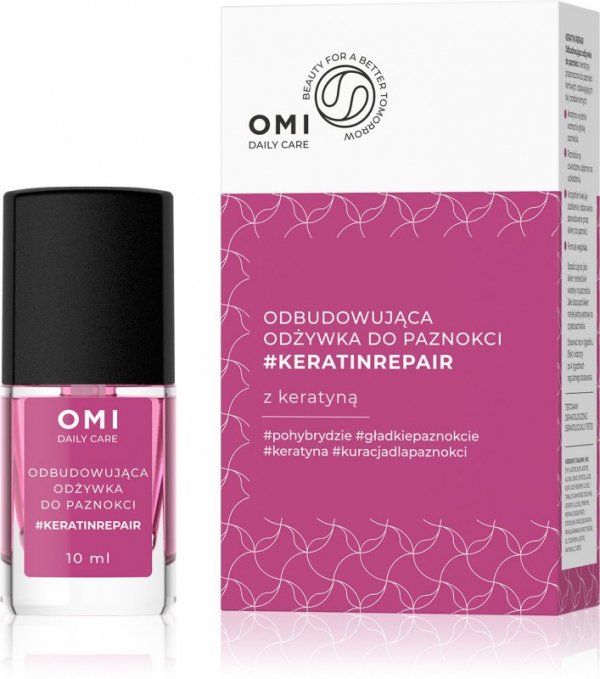 OMI Daily Care Odżywka do paznokci odbudowująca #KERATINREPAIR z keratyną 10 ml