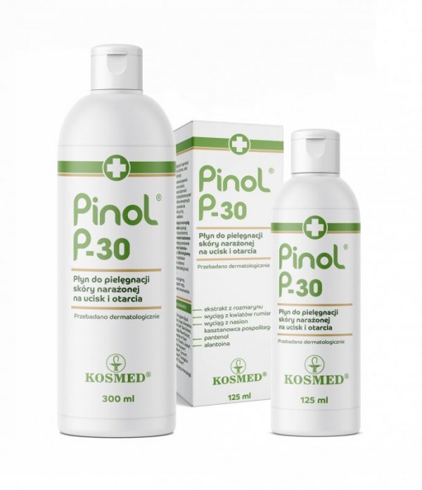 KOSMED Pinol P-30 Płyn do pielęgnacji skóry narażonej na ucisk i otarcia 300ml