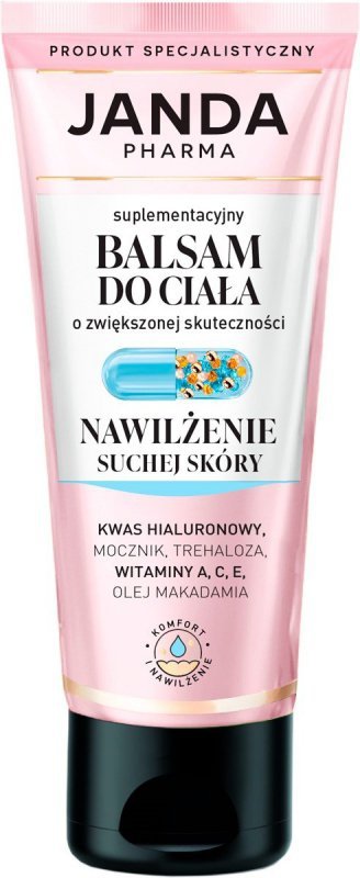 JANDA Pharma Suplementacyjny Balsam do ciała - nawilżenie suchej skóry 200 ml