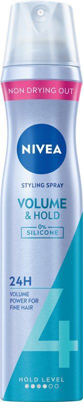 NIVEA Styling Volume & Hold 4 Lakier do włosów nadający objętość 250 ml