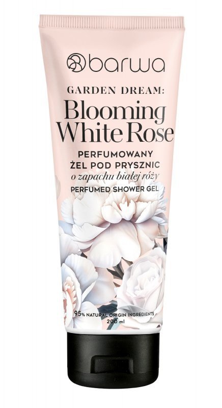 BARWA Garden Dream Blooming White Rose Perfumowany żel pod prysznic - Biała róża 200 ml