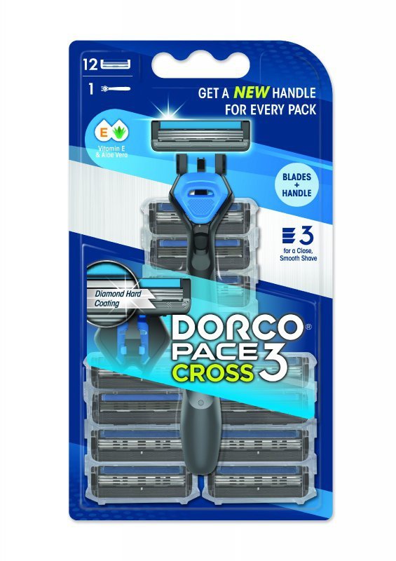 DISI DORCO Maszynka d/gol. Croos 3ostrz.+12wkł.&