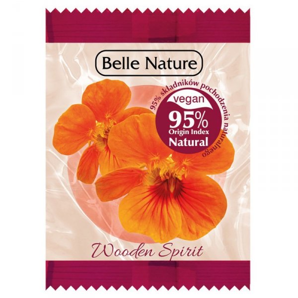 BELLE NATURE Pastylka musująca do kąpieli - Wooden Spirit 24 g