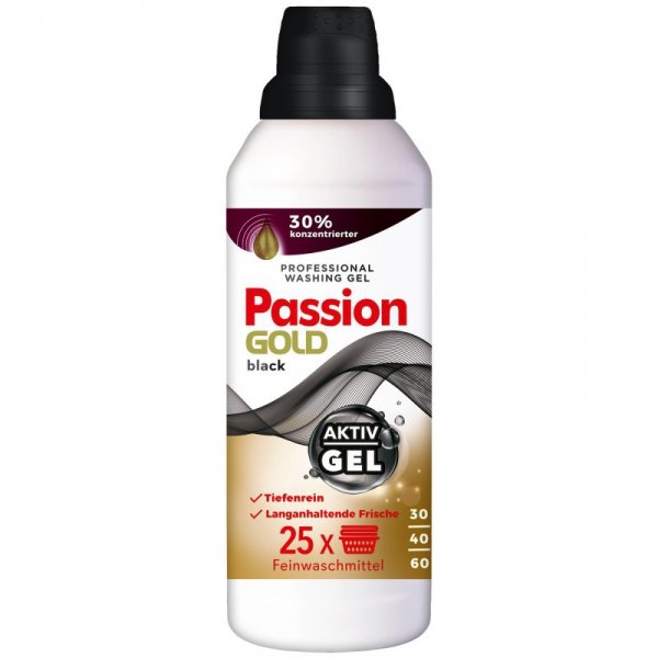 PASSION GOLD Żel do prania 1L Czarny