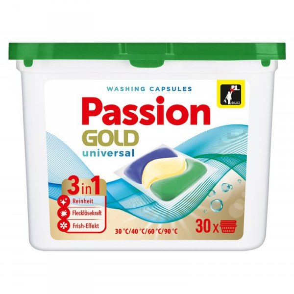 PASSION GOLD Kapsułki do prania 30szt. 3w1 Uniwers