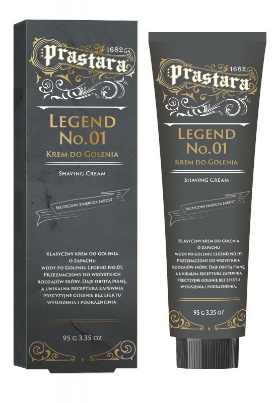 MIRAC MEN PRASTARA Krem do golenia LEGEND No1