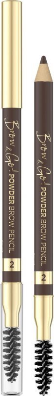 EVELINE Brow & Go Pudrowa Kredka do brwi nr 02