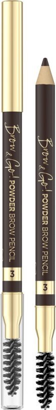 EVELINE Brow & Go Pudrowa Kredka do brwi nr 03