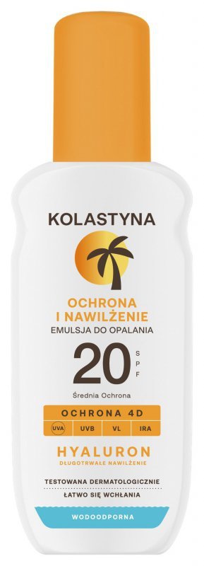 KOLASTYNA Ochrona i nawilżenie Emulsja do opalania w sprayu SPF20 150 ml