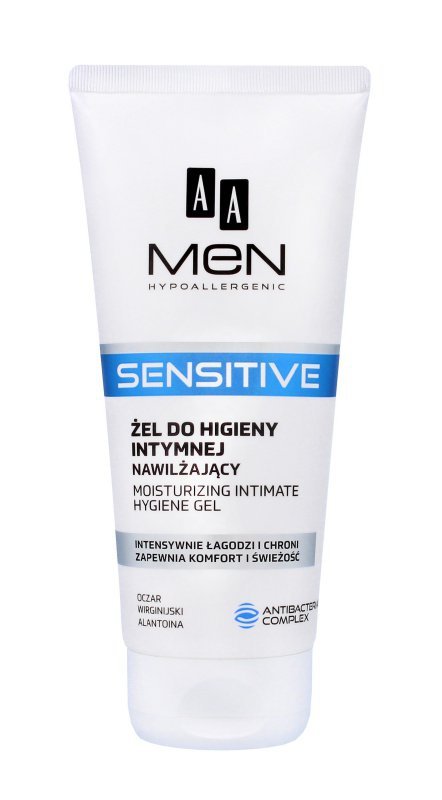 AA Men Sensitive Żel do higieny intymnej nawilżający  200ml
