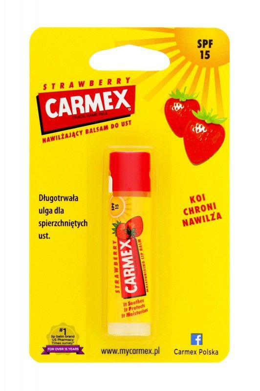 Carmex Pomadka ochronna w sztyfcie Truskawka  4,25g