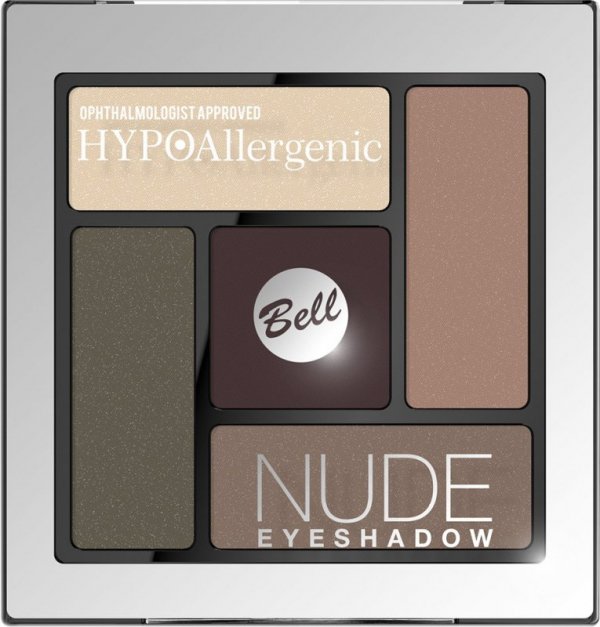 Bell Hypoallergenic Cienie do powiek Nude satynowo-kremowe nr 04  1szt