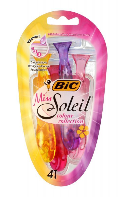Bic Maszynka do golenia Miss Soleil Colour Collection 4  1op.-4szt