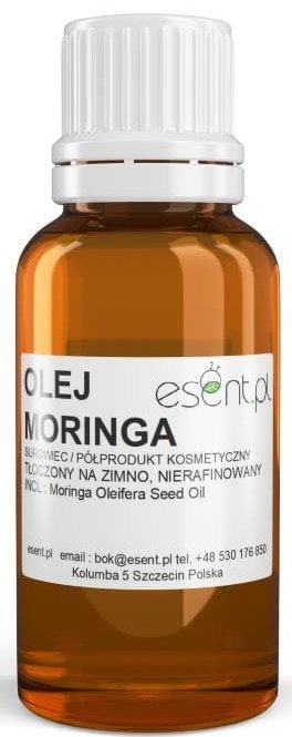 Olej Moringa Nierafinowany, Tłoczony na Zimno, 20 ml