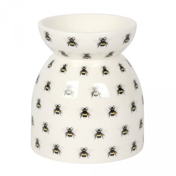 White Oil Burner - Bees