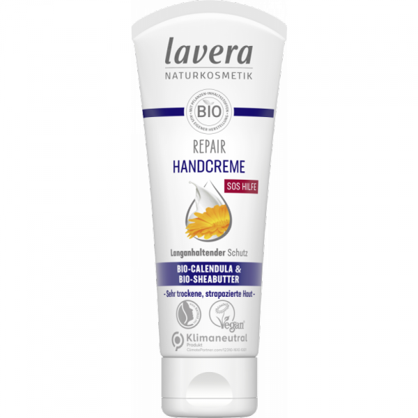 Regenerujący krem do rąk z bio-nagietkiem i bio-masłem shea, Lavera