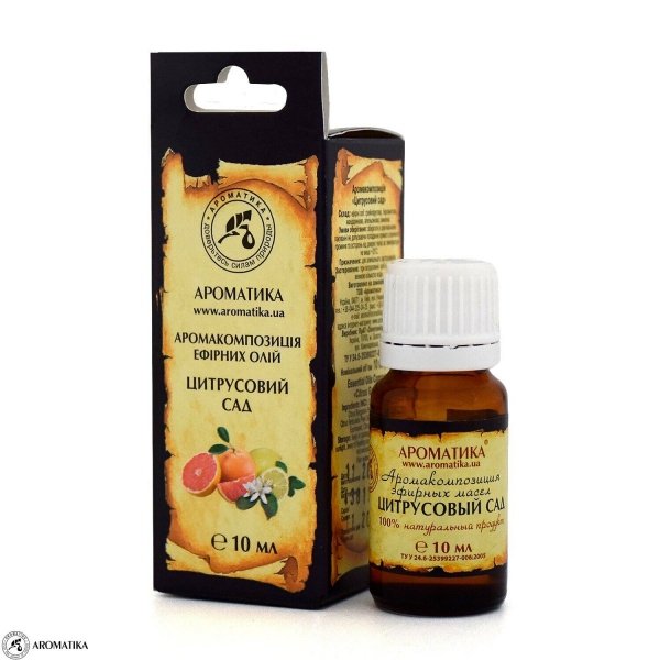 Citrus Garden Essential Oil Blend, Aromatika