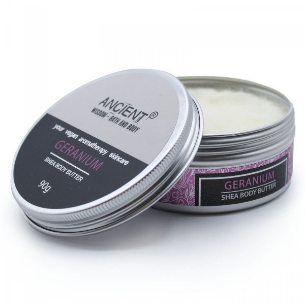 Geranium Aromatherapy Shea Body Butter, 90g