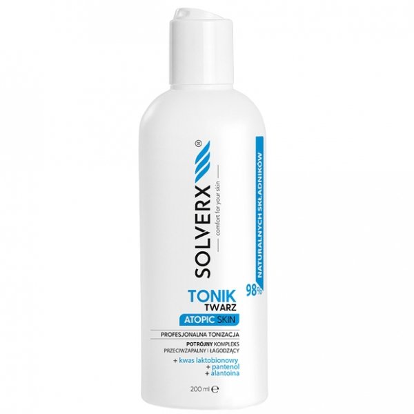 SOLVERX Atopic Skin Tonik wyrównujący pH skóry do cery atopowej  200ml