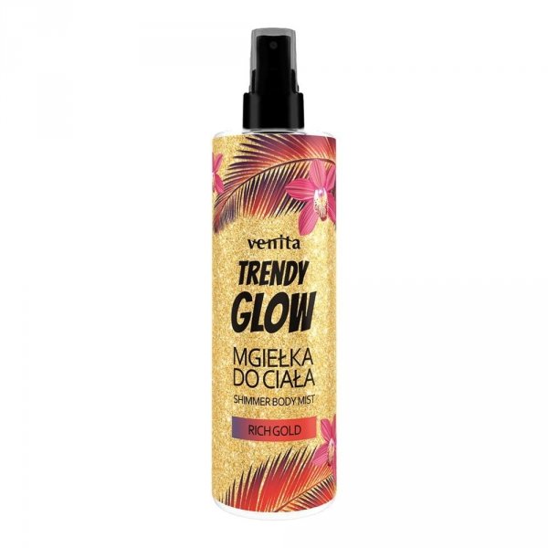 VENITA Trendy Glow Mgiełka rozświetlająca do ciała - Rich Gold 200 ml