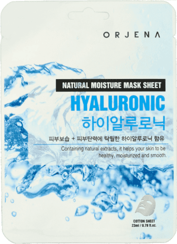 ORJENA Hyaluronic Mask Sheet – Nawilżająca Maska z Kwasem Hialuronowym