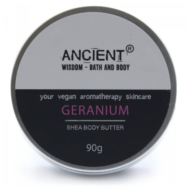 Geranium Aromatherapy Shea Body Butter, 90g