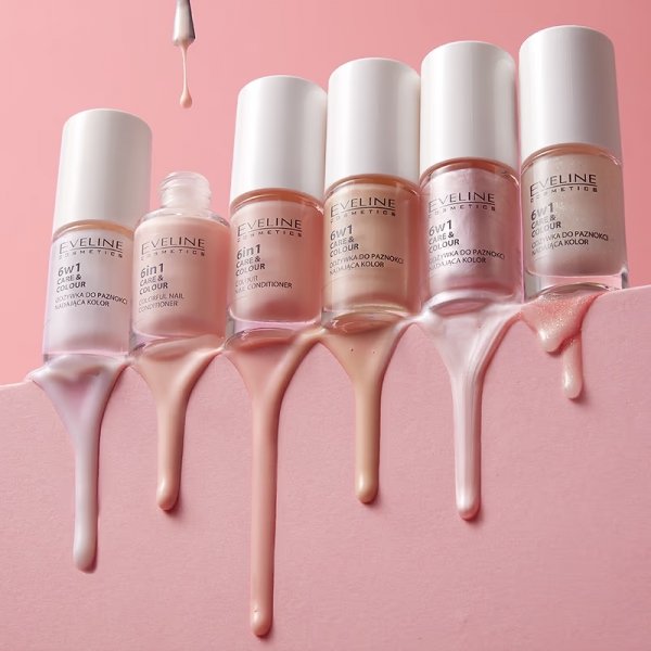 EVELINE Nail Therapy Professional Skoncentrowana odżywka do paznokci nadająca kolor - Nude 5 ml