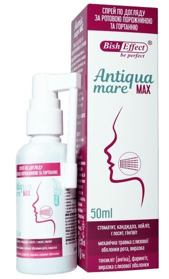 Bishofit Mouth &amp; Throat Spray Antiqua Mare MAX, 50ml