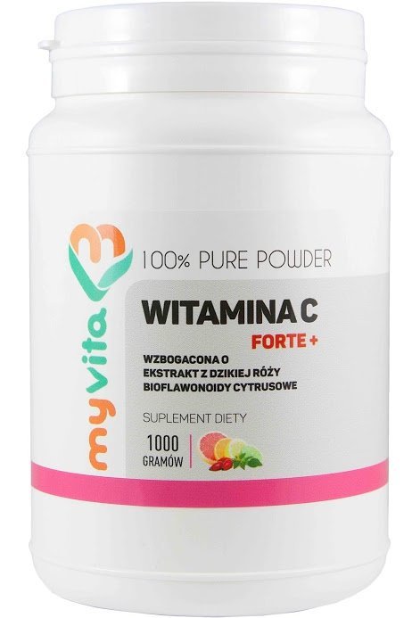 Witamina C FORTE Plus Witamina C+ Ekstrakt z Dzikiej Róży, Myvita