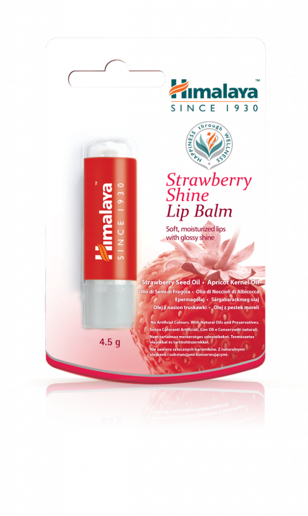 Strawberry Shine Nourishing Lip Balm, Himalaya