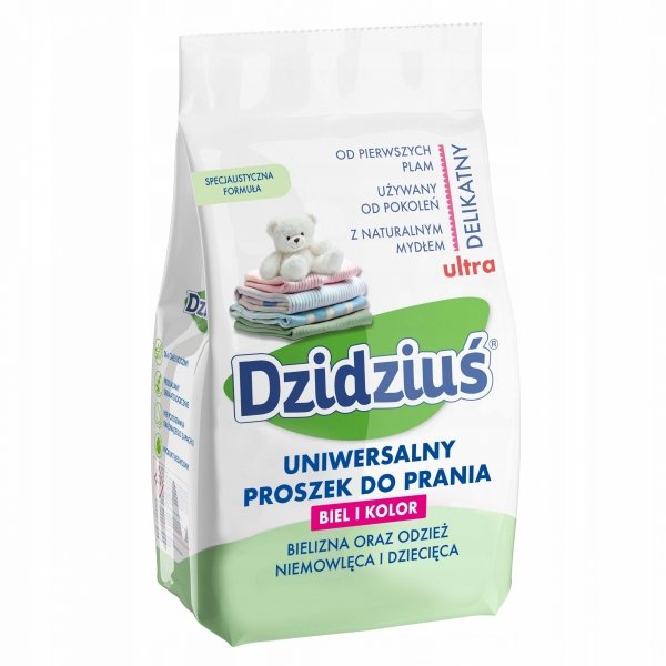 Hipoalergiczny Proszek do prania uniwersalny dla dzieci Dzidziuś, 1,5kg